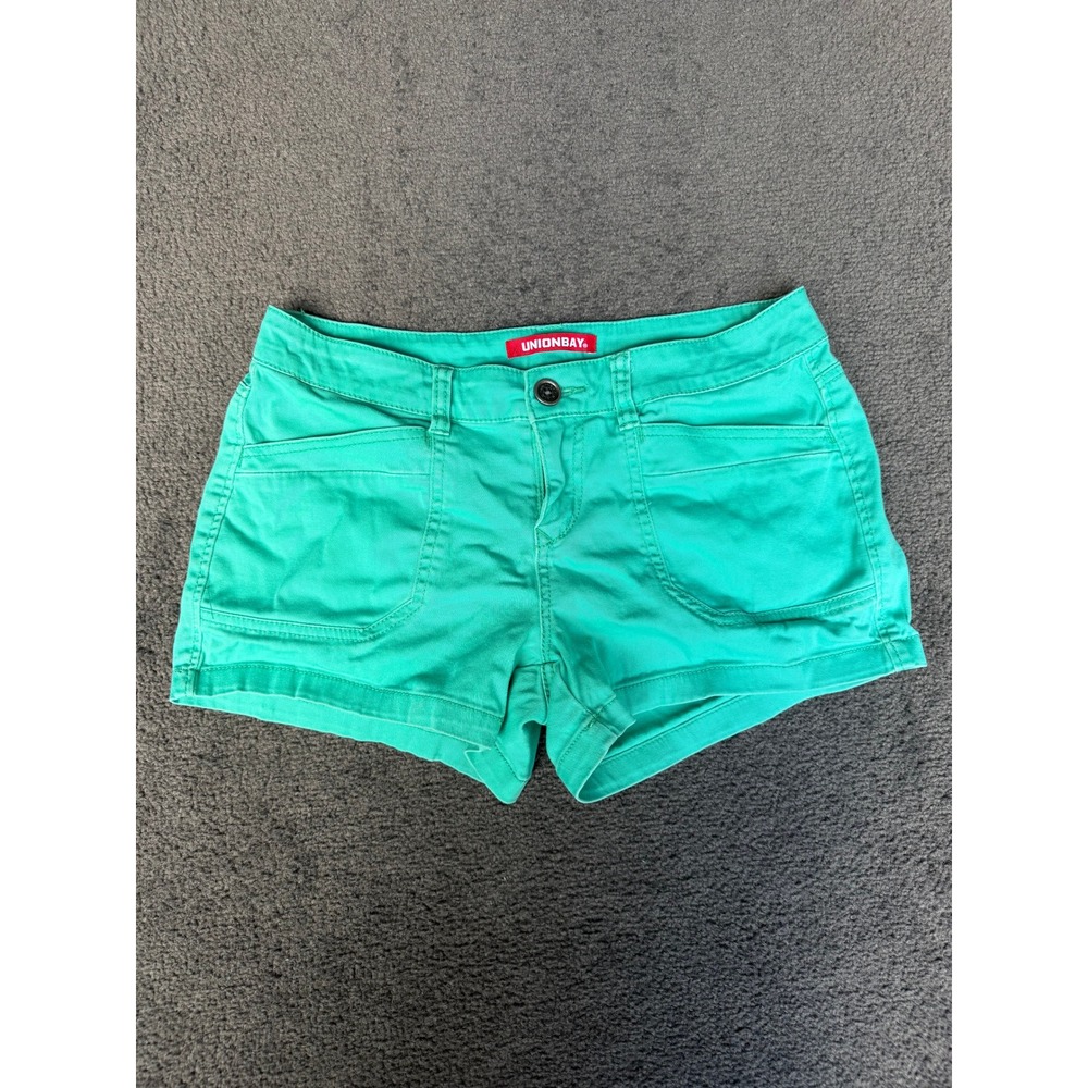 Unionbay Green Utility Stretch Shorts Womens Size 9 29W JB31507